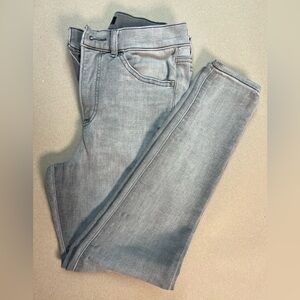 Express Women's Gray Jeans Skinny High-Rise